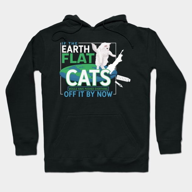 FLAT EARTH: Flat Earth Hoodie by woormle